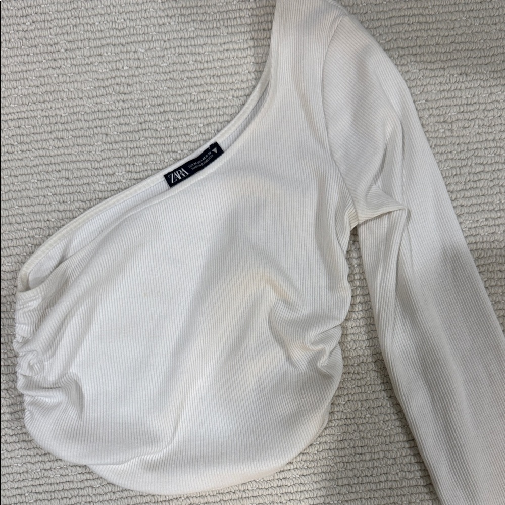 Zara One Arm Asymmetrical Top